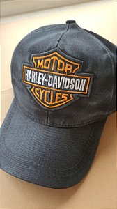 Boné Harley Davidson Logo 1 Preto