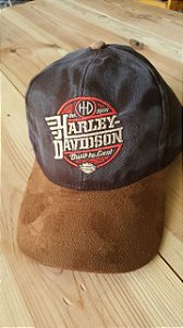 Boné Harley Davidson Logo 5 Marrom