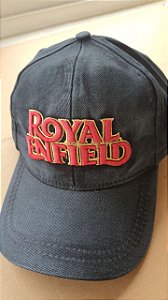 Boné Royal Enfield Logo Preto