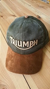 Boné Triumph Logo Verde com Marrom