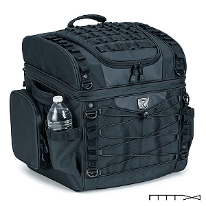 Bolsa Momentum Vagabond 46 litros - Preta - Kuryakyn