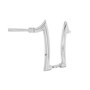 Guidão Wings Custom Diablo Rhino 2 Polegadas 16" Inox Polido para Harley Davidson Softail Fat Boy 2000-2026