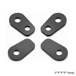 Adaptador para Mini Pisca Rizoma - Preto - Buell Xb12Ss Brutale 675 E 800 E Triumph - Rizoma