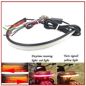 Flexível Led Universal 45cm com 3 funções (Lanterna/Freio & Piscas) -  CH Parts