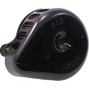 Filtro de Ar de Alta Performance Mini Teardrop Stealth™ (Preto) - H-D Milwaukee-Eight - S&S Cycle