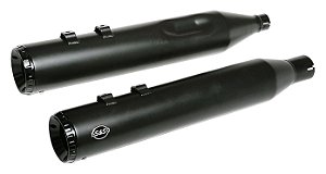 Ponteira S&S Cycle Mod. GNX de 4.5" - Preta - Touring 2017 - 2024