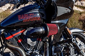 Filtro de Ar Vance & Hines Modelo VO2 Falcon c/ Acabamento em Carbono Forjado - Motor Milwaukee Eight M8 Touring 2024 -