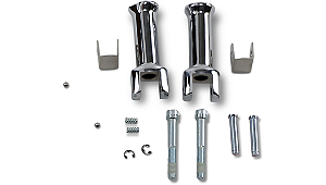 Suporte Cromado Das Pedaleiras Do Passageiro - Softail 2018-2025 - Drag Specialties