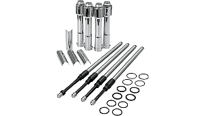Kit completo de haste e tubo de pressão S&S Cycle para Harley Sportster 2004-2019