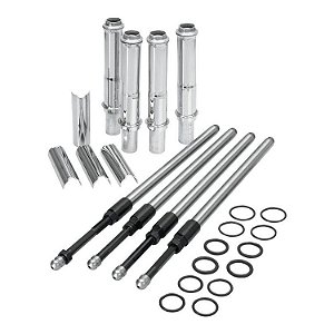 Kit de Varetas de Comando Ajustáveis S&S Cycle Quickee com Capa Cromada Motor M8 2017- 2025