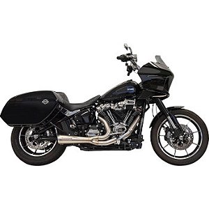 Escapamento Bassani 2 em 1 Mod. Ripper com silenciador tipo Megafone - Curto - Stainless - M8 Softail 2025