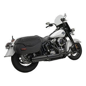 Ponteira Bassani Preta de 4" para Harley Softail 2025