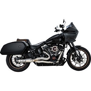 Escapamento 2 Into 1 Vance & Hines PCX™ Mod. Supersport - Escovado - Softail 2018 - 2025