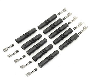 Terminais e capas Accel de ângulo variável para velas de ignição para Motocicletas - ACCEL 22946