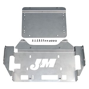 Kit de montagem de amplificador em aço inoxidável J&M para Harley Touring 2014-2025