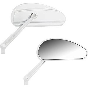 Retrovisores Cromado Mod. Ness Downdraft (Par) - Arlen Ness