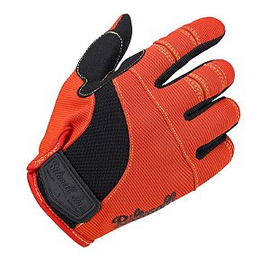 Luva modelo Moto na cor Laranja com Detalhe em Preto - Biltwell