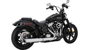 Ponteira 4´´ Vance & Hines  Twin Slash - Cromada - Softail 2025 - 2026