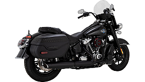 Ponteira 4´´ Vance & Hines  Twin Slash - Preta - Softail 2025 - 2026