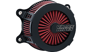 Filtro de Ar Vance & Hines Modelo VO2 Cage Fighter - Preto - Motor Milwaukee Eight M8 Touring 2024 a 2026