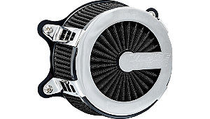 Filtro de Ar Vance & Hines Modelo VO2 Cage Fighter - Cromado - Motor Milwaukee Eight M8 Touring 2024 a 2026