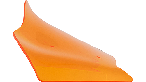 Parabrisa 8" Laranja - Klock Werks HD - Touring Street Glide 2024 - 2026