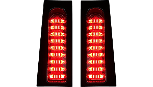 Acabamento em LED do Vão dos Alforges Custom Dynamics ProBEAM® - Preto Lente Fumê para Harley Touring 2024-2026