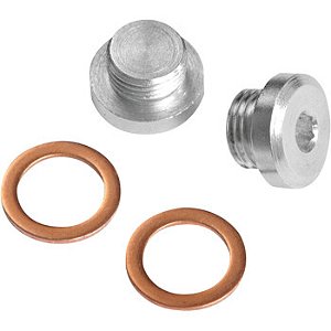 Kit de Plug 12mm Vance & Hines p/ a Entrada do Sensor da Sonda Lambda (O2) -  1861-0607