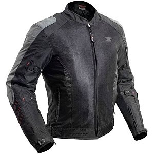 Jaqueta TEXX Saga four Season V2 Masculina Preta e Cinza