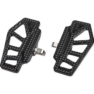 Par de Plataformas Apex Mini Male Mount Anodizadas Pretas para Harley Dyna, Softail e Sportster – Thrashin Supply