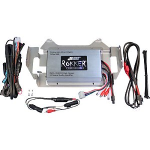 Amplificador de 4 Canais 920W RMS com Kit de Instalação para Harley Electra Glide 14-25 – J&M