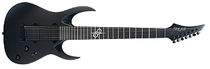 Guitarra elétrica 7 cordas Solar A2.7C preto carbono fosco