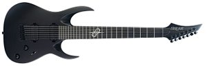 Guitarra elétrica 7 cordas Solar A2.7C preto carbono fosco