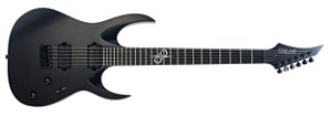 Guitarra elétrica 6 cordas Solar A2.6C preto carbono fosco