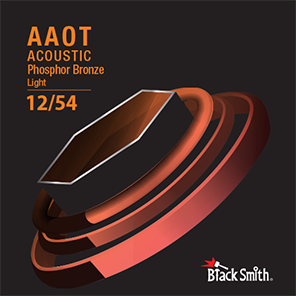 Encordoamento Blacksmith Violão 6 cordas Aço 012 Light AAOT 012/54 Fósforo Bronze