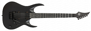 Guitarra 6 Cordas S by Solar AB4.6FRC preta carbono floyd rose