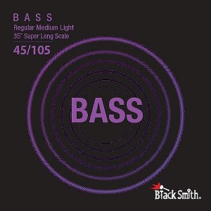 Blacksmith Nickel Bass 4 Cordas Regular Medium Light 045/105 Super Long Scale
