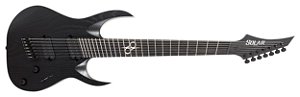 Guitarra elétrica 7 cordas Solar A1.7BOP-FF Black Open Pore Matte