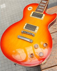 Guitarra Epiphone Les Paul Tribute 1960 hardcase e caps Gibson (seminova)