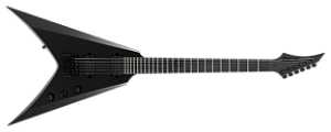 Guitarra elétrica 6 cordas Solar V1.6 SVART+ Carbon Black Matte