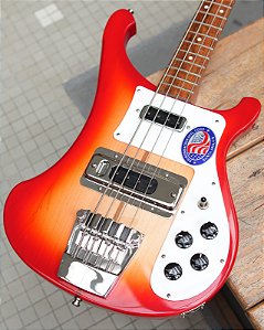 Contrabaixo Rickenbacker 4003S Mono Fireglo ano 2025 hardcase (seminovo)