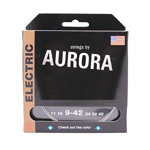Encordoamento Strings by Aurora guitarra 6c 009/042 colorida USA