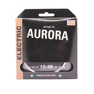 Encordoamento Strings by Aurora guitarra 6c 010/046 colorida USA