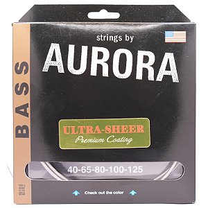 Encordoamento Strings by Aurora contrabaixo 5c 045/130 Ultra Sheer revestida USA