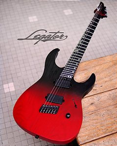 Guitarra Legator Ninja Performance N6FP Crimson Red multiscale (seminova)