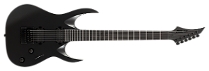 Guitarra elétrica 6 cordas Solar A1.6 SVART+ Carbon Black Matte