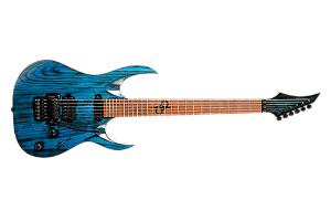 (Chop Shop) Guitarra elétrica 6c Solar AB1.6FR Pyro Azul hardcase IW23070241