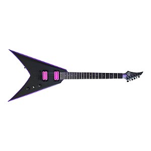 Guitarra 6 Cordas S by Solar VB4.6C preta Norris edition purple