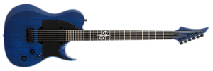Guitarra elétrica 6 cordas Solar T2.6BLOP-27+ Blue Open Pore Matte