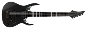 Guitarra elétrica 7 cordas Solar A1.7Svart+ Carbon Black Matte